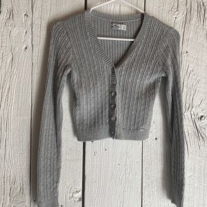 Cropped Cardigan Sweater